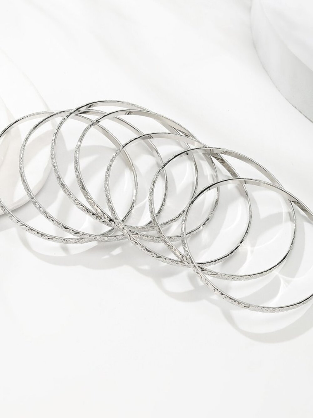 4mm Silver Hawaiian Bangle Bracelet